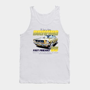 Classic Cars Drive Fast Tank Top